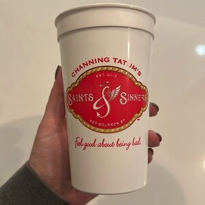 Channing Tatum’s Saints and Sinner New Orleans Plastic Cup